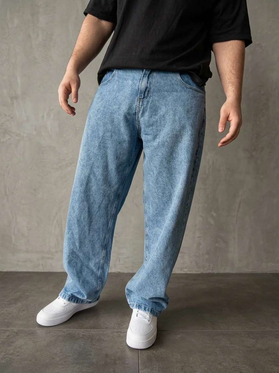 Jean Baggy azul - 1