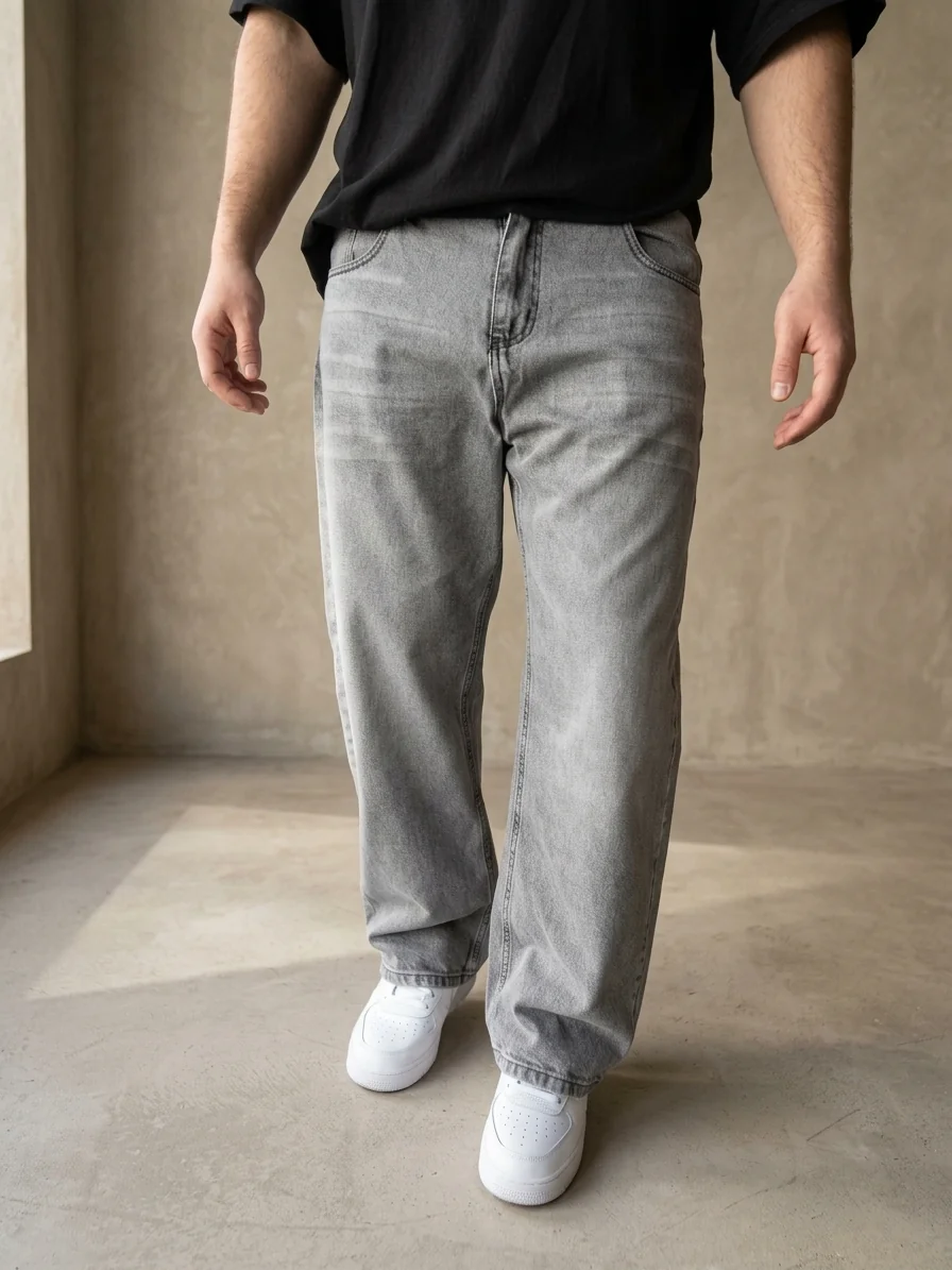 Jean Baggy gris - 2
